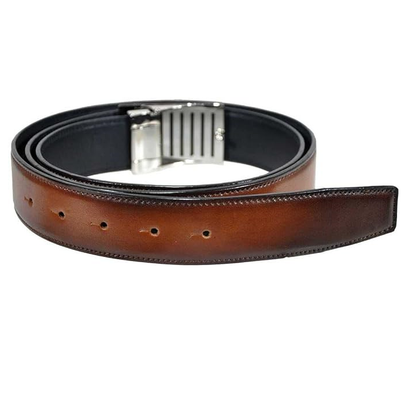 OHM New York Premium Perimeter Stitched Leather Belts