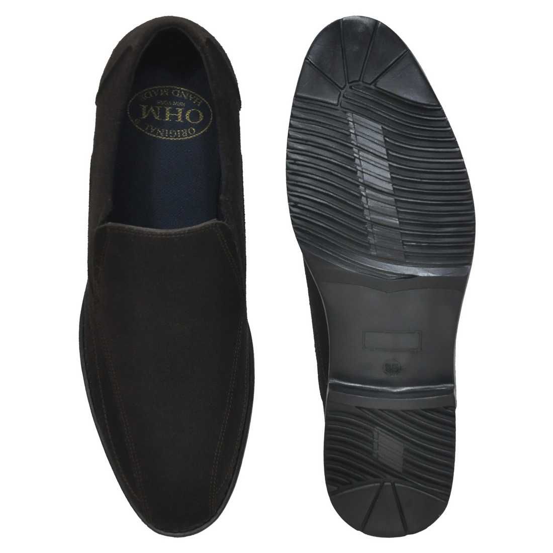 American Classic Leather Slip-On Shoes with Cushioned Insole – OHM New York